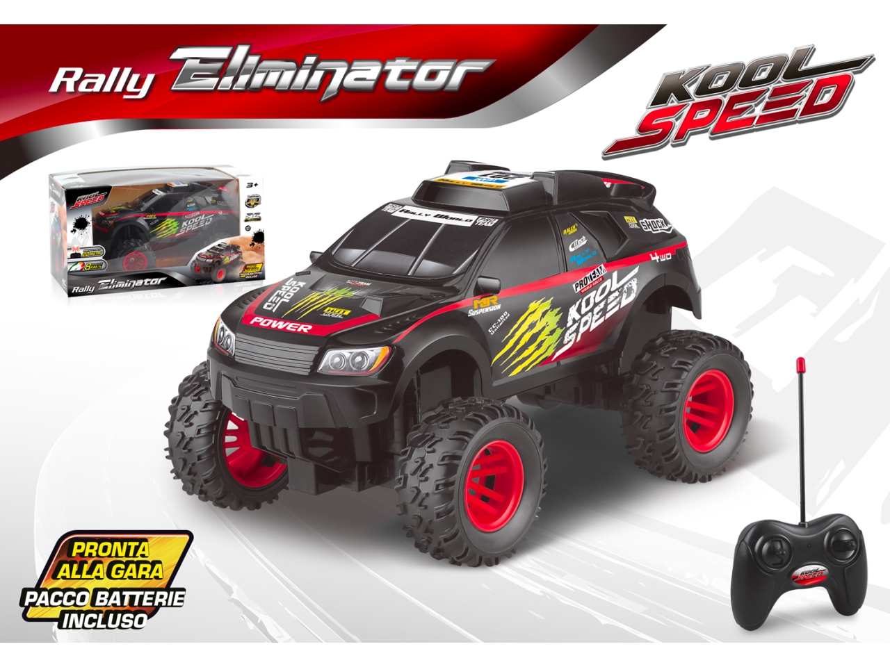 AUTO RALLY R/C 1:16 CON PACK MGG17044