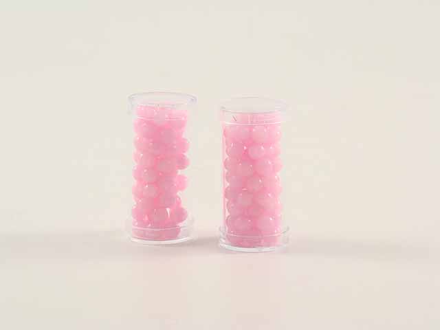 PERLE 6mm VETRO ROSA 0/44/2-2