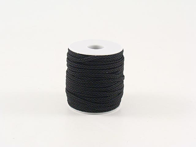 FILO TRECCIA VERGOLINA 5mmx27mt NERO 3505/5-5