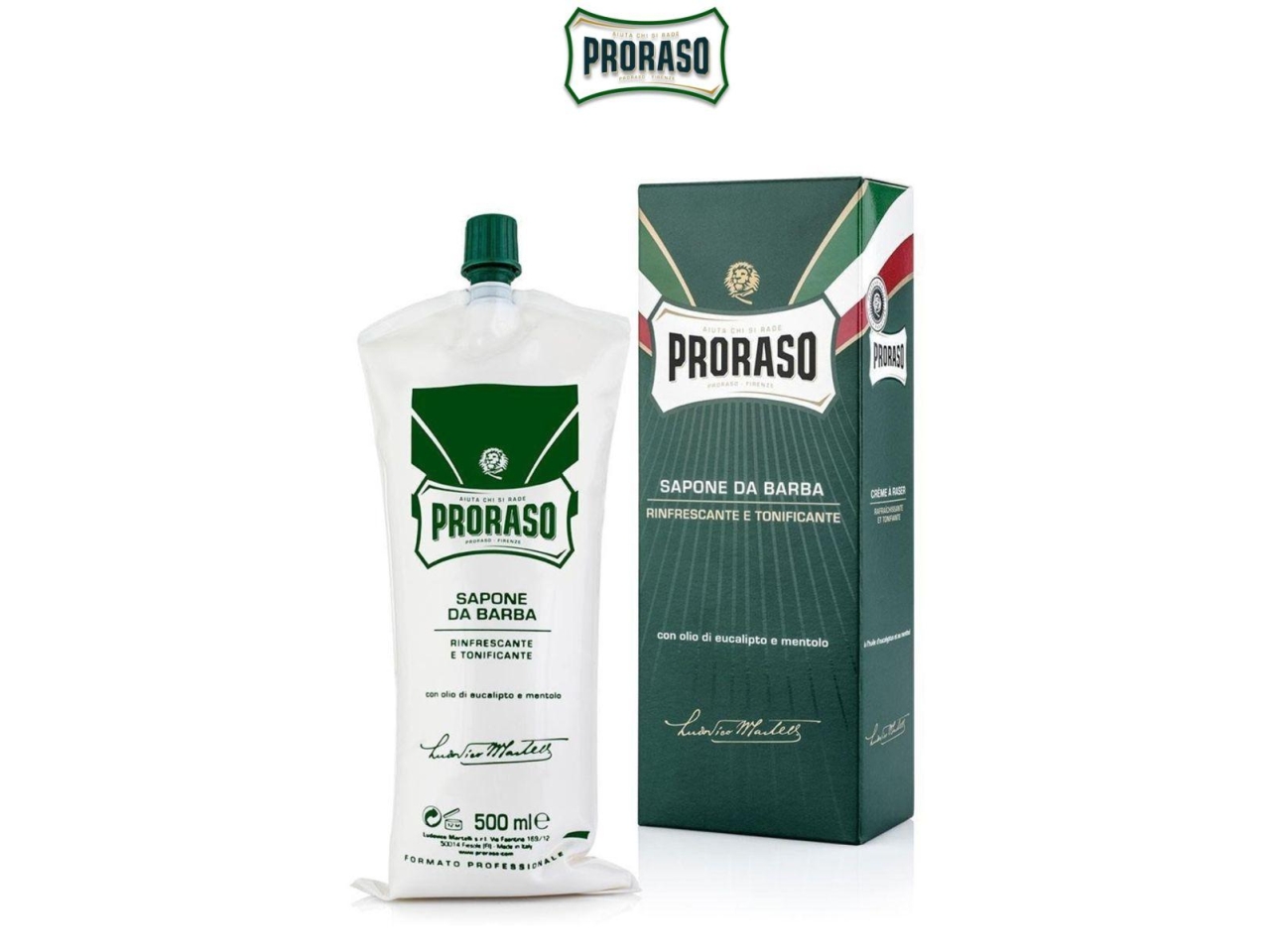 PRORASO SAPONE BARBA RINFR.500ML 400615$