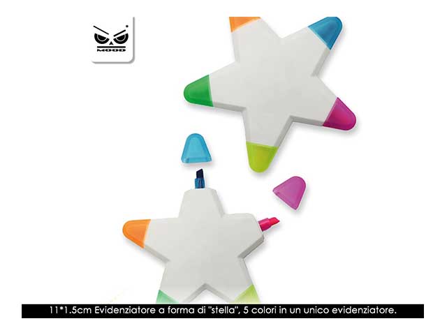 EVIDENZIATORE STELLA 5COL.ST3940 EVIDENZIATORE STELLA 5COL.ST3940