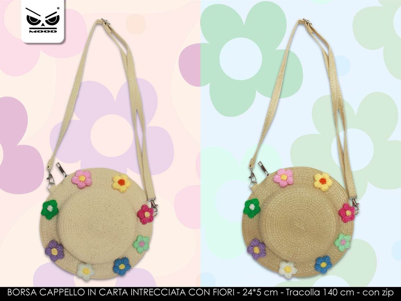 BORSA CAPPELLO IN RAFIA INTRECCIA SM605 BORSA CAPPELLO IN RAFIA INTRECCIA SM605