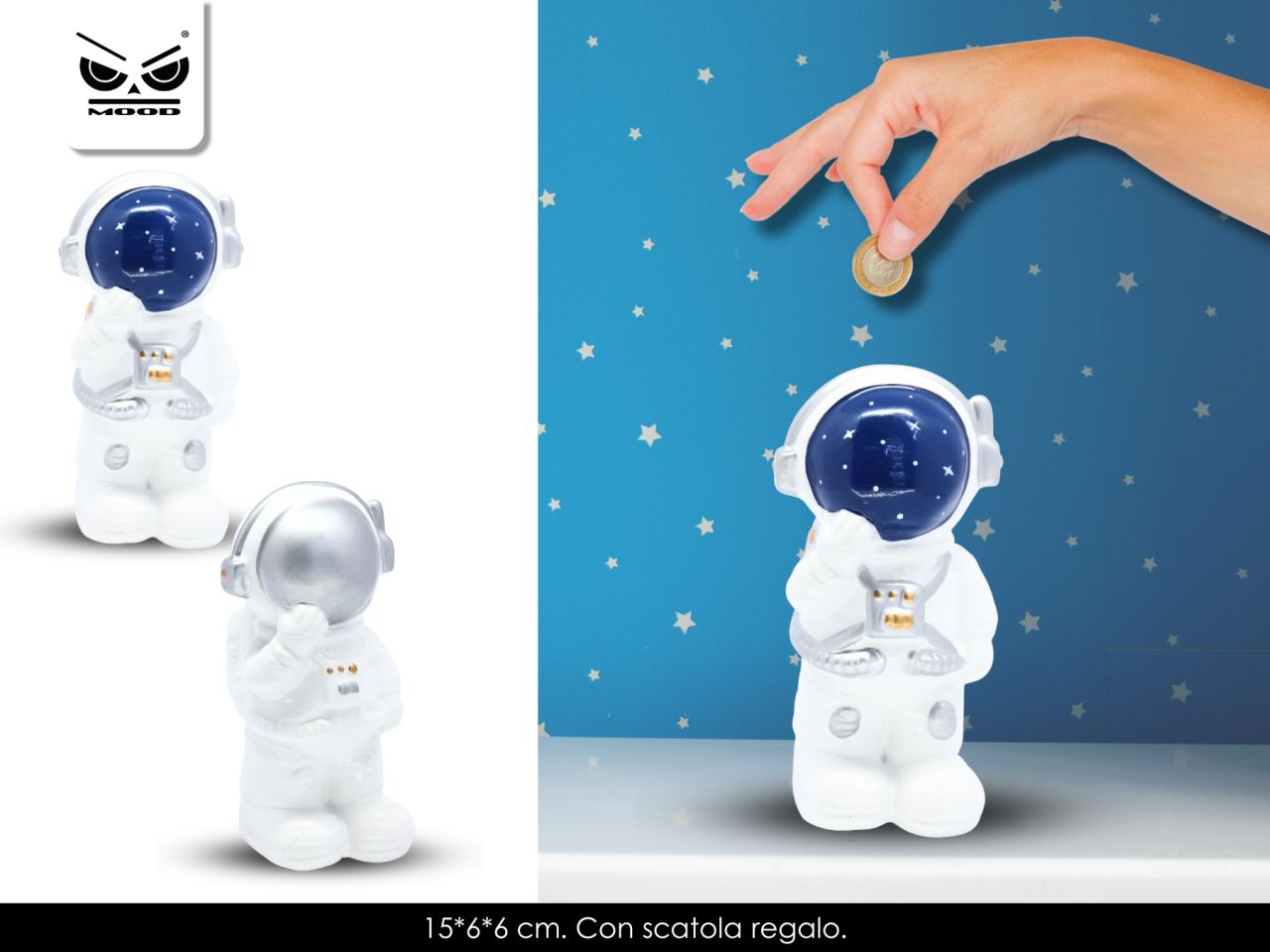 SALVADANAIO ASTRONAUTA MISURA 15 ST7026 SALVADANAIO ASTRONAUTA MISURA 15 ST7026