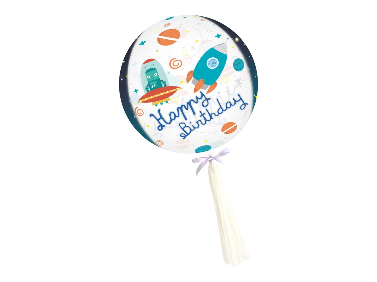 PALLONCINO TRASPARENTE SPACE HAP ST6801