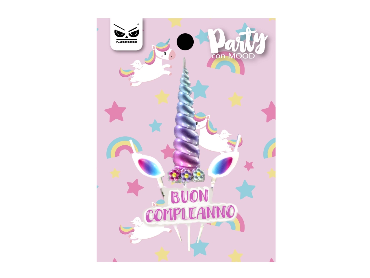 CANDELA UNICORNO CON CORNO ST7155
