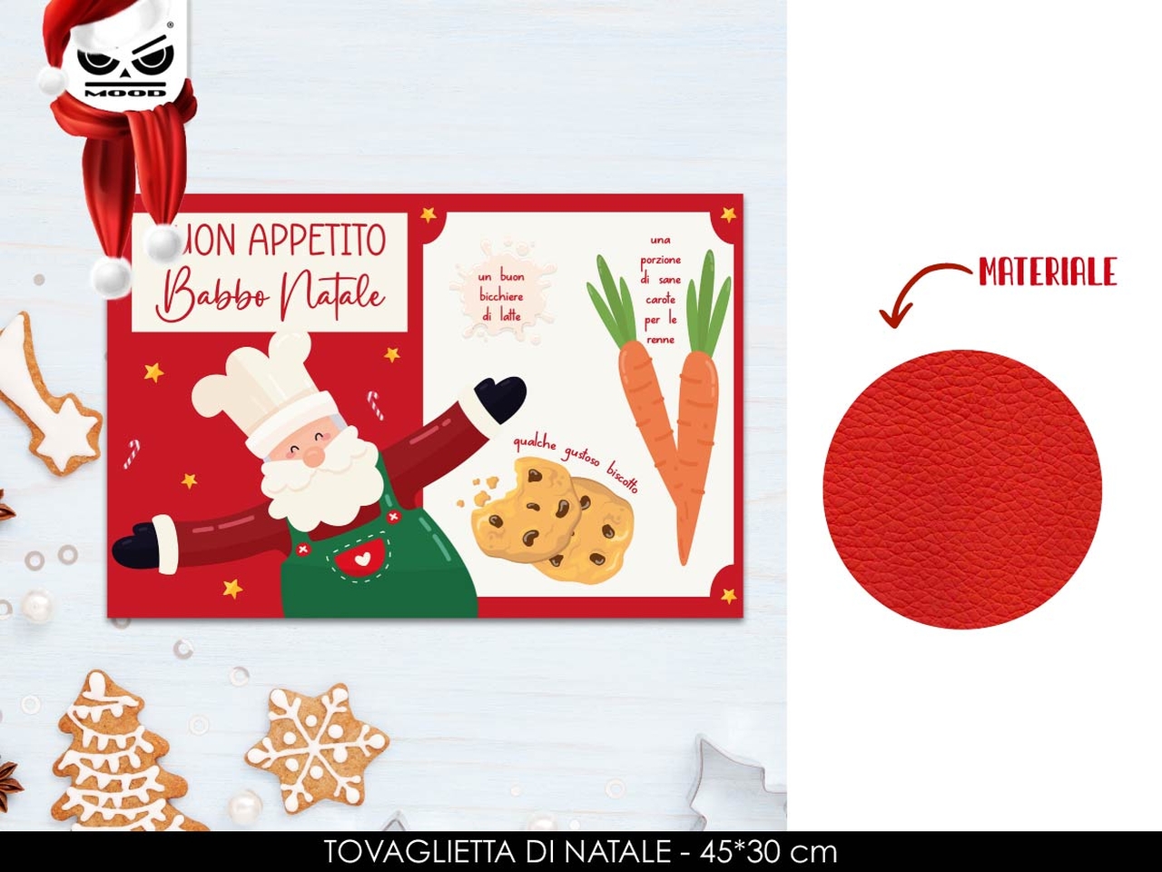 TOVAGLIETTA BABBO NATALE XT2898 TOVAGLIETTA BABBO NATALE XT2898