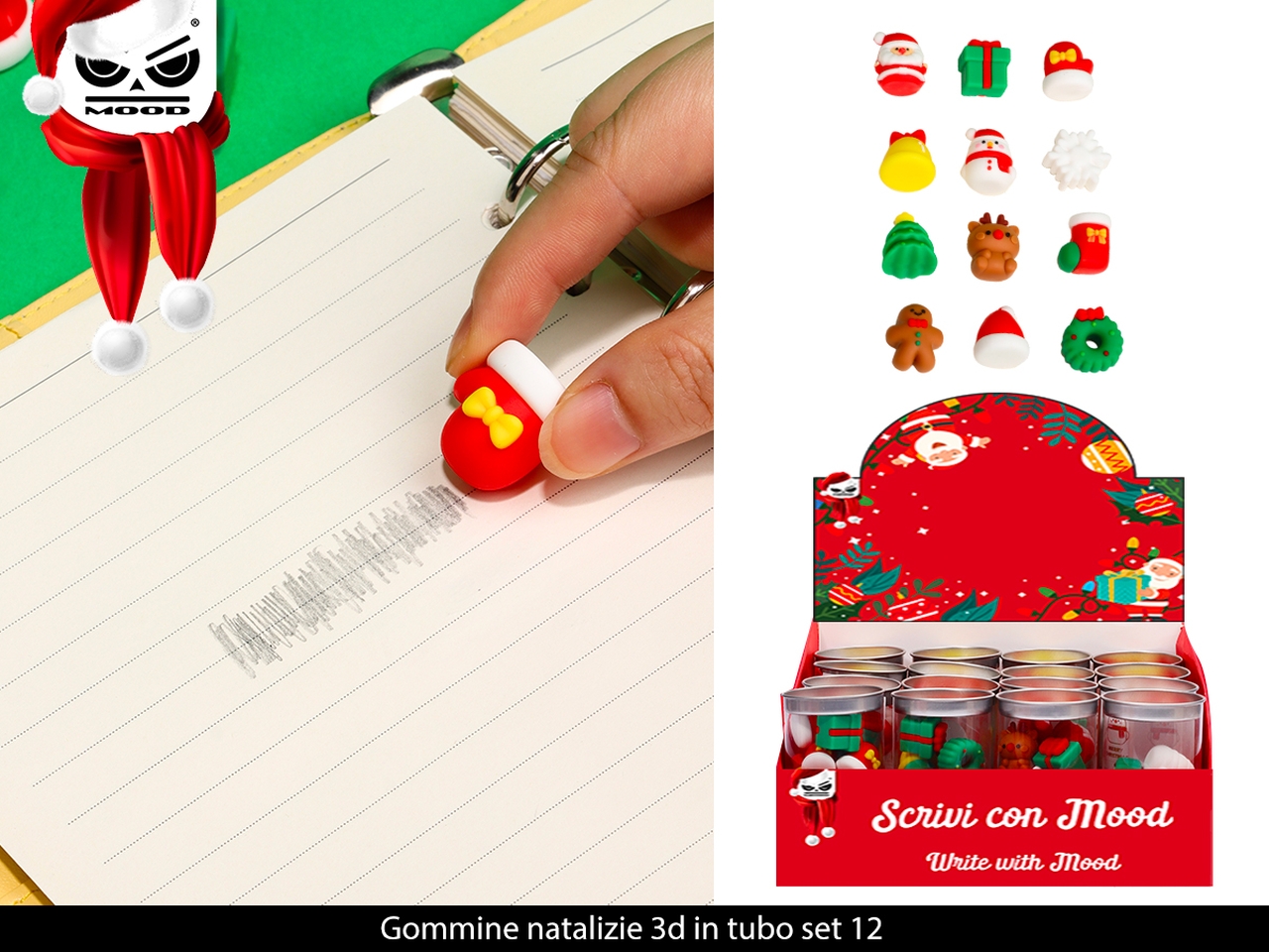 GOMMINE NAT.3D IN TUBO 12PZ XT3369