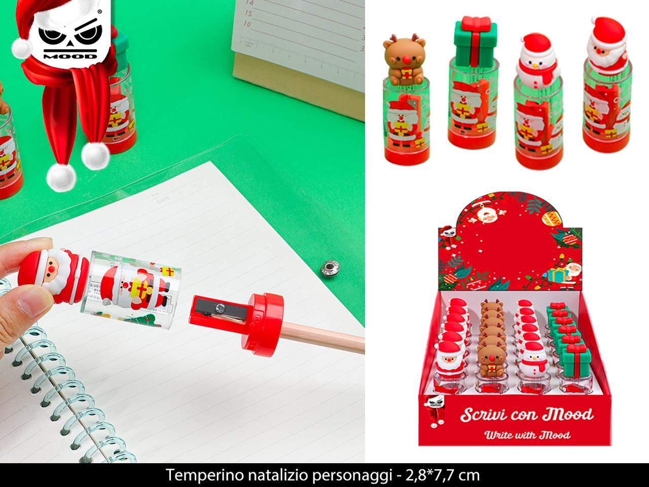 TEMPERINO NATALIZIO PERSONAGGI ASS. XT3370 TEMPERINO NATALIZIO PERSONAGGI ASS. XT3370