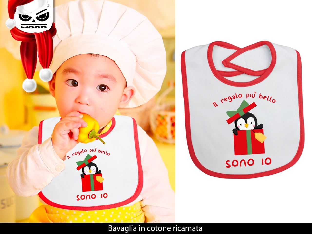 BAVETTA IL REGALO PIU BELLO SONO IO XT3391 BAVETTA IL REGALO PIU BELLO SONO IO XT3391