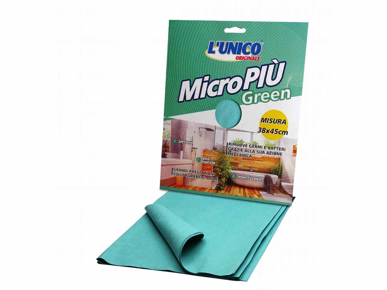 MICROPIU GREEN PANNO 38x45cm CAS10241