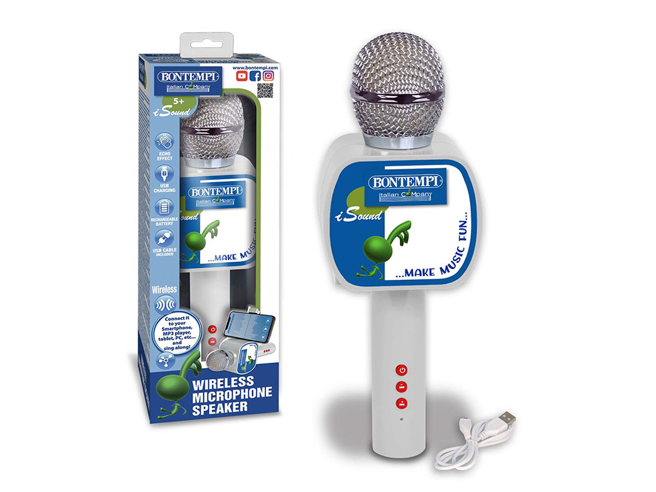 MICROFONO KARAOKE WIRELESS 48 5100