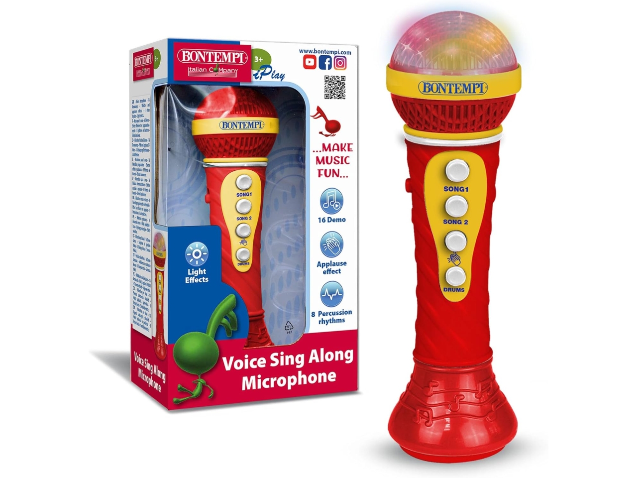 MICROFONO KARAOKE C/LUCI 41 2020