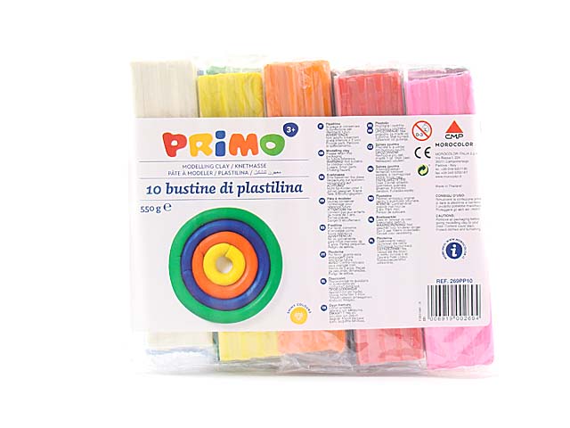 PLASTILINA 10PACCH.DA 55GR. 269PP10 PLASTILINA 10PACCH.DA 55GR. 269PP10