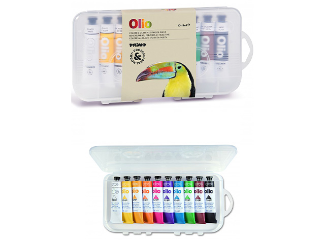 COLORI A OLIO 10 TUBI 18ML.425TO10P