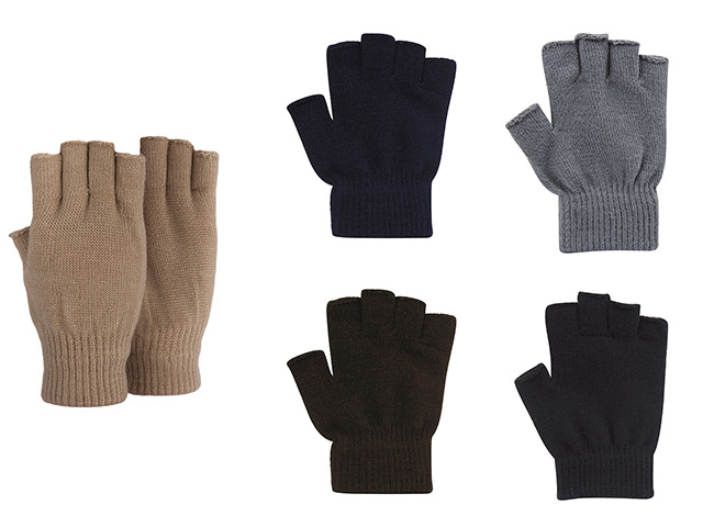 GUANTO MAGICO MEZZE DITA BLU GL0007