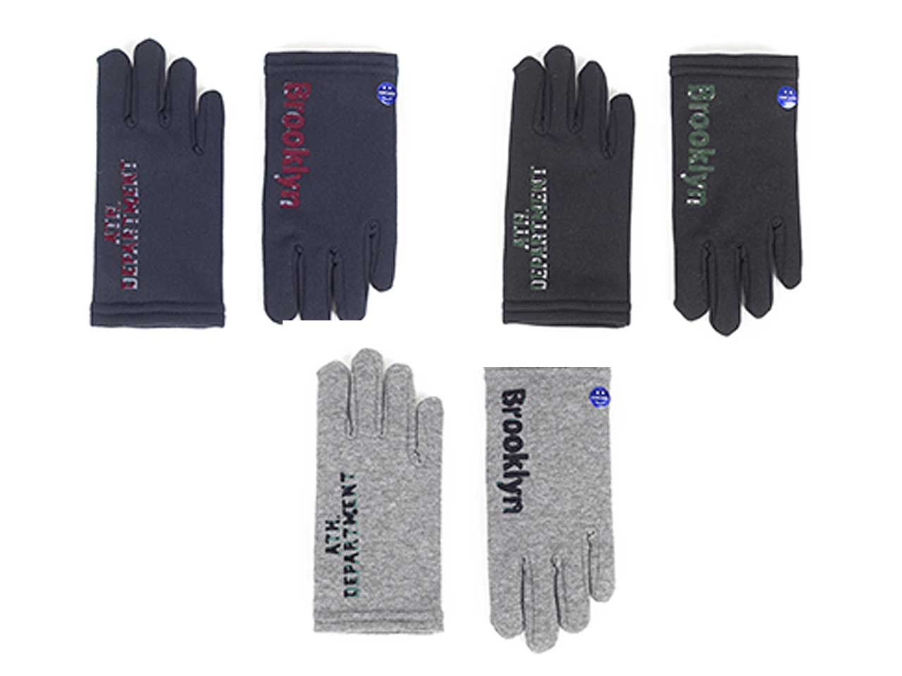 GUANTI PILE CON STAMPA FLOCCATA GL1397$