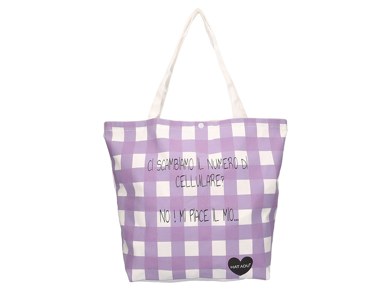 SHOPPER FRASI 38X32X15CM LILLA BR0461 $ SHOPPER FRASI 38X32X15CM LILLA BR0461 $