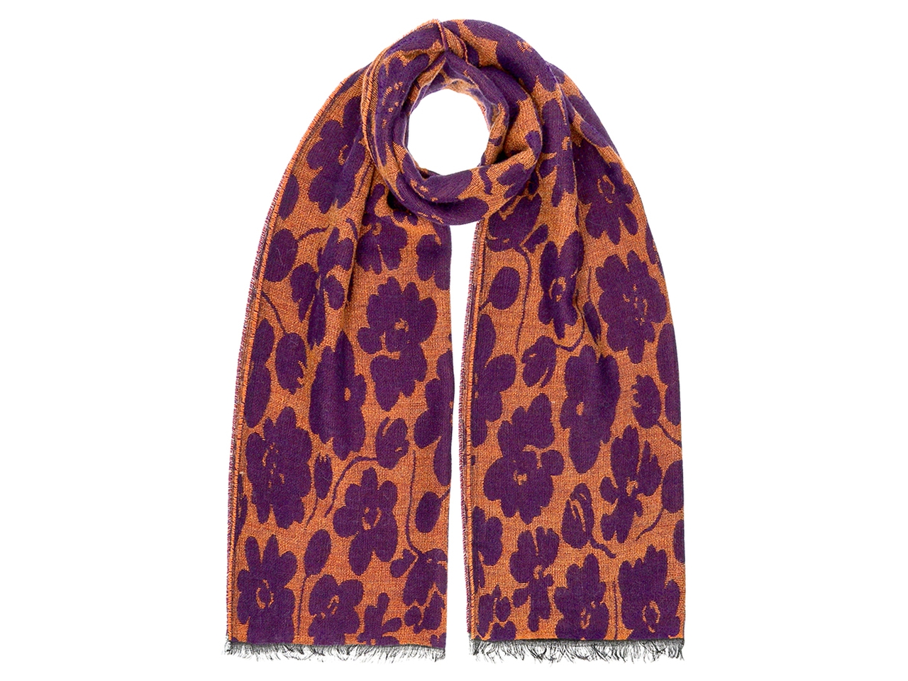 SCIARPA FLORE BICOL 57X175 VIOLA SI2745$ SCIARPA FLORE BICOL 57X175 VIOLA SI2745$