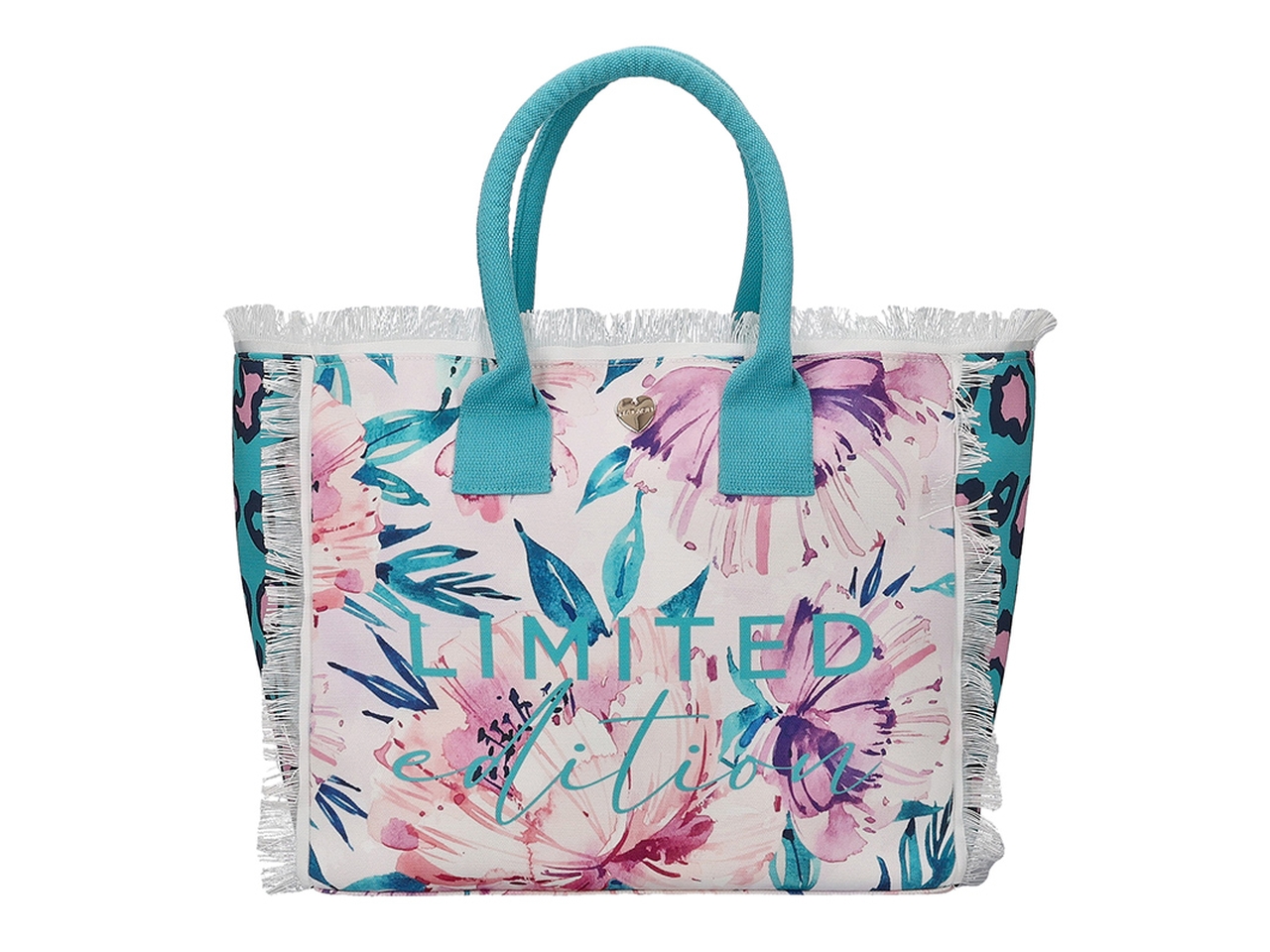 BORSA C/FRANGE 36X31X18CM ACQUA BR0486 $ BORSA C/FRANGE 36X31X18CM ACQUA BR0486 $