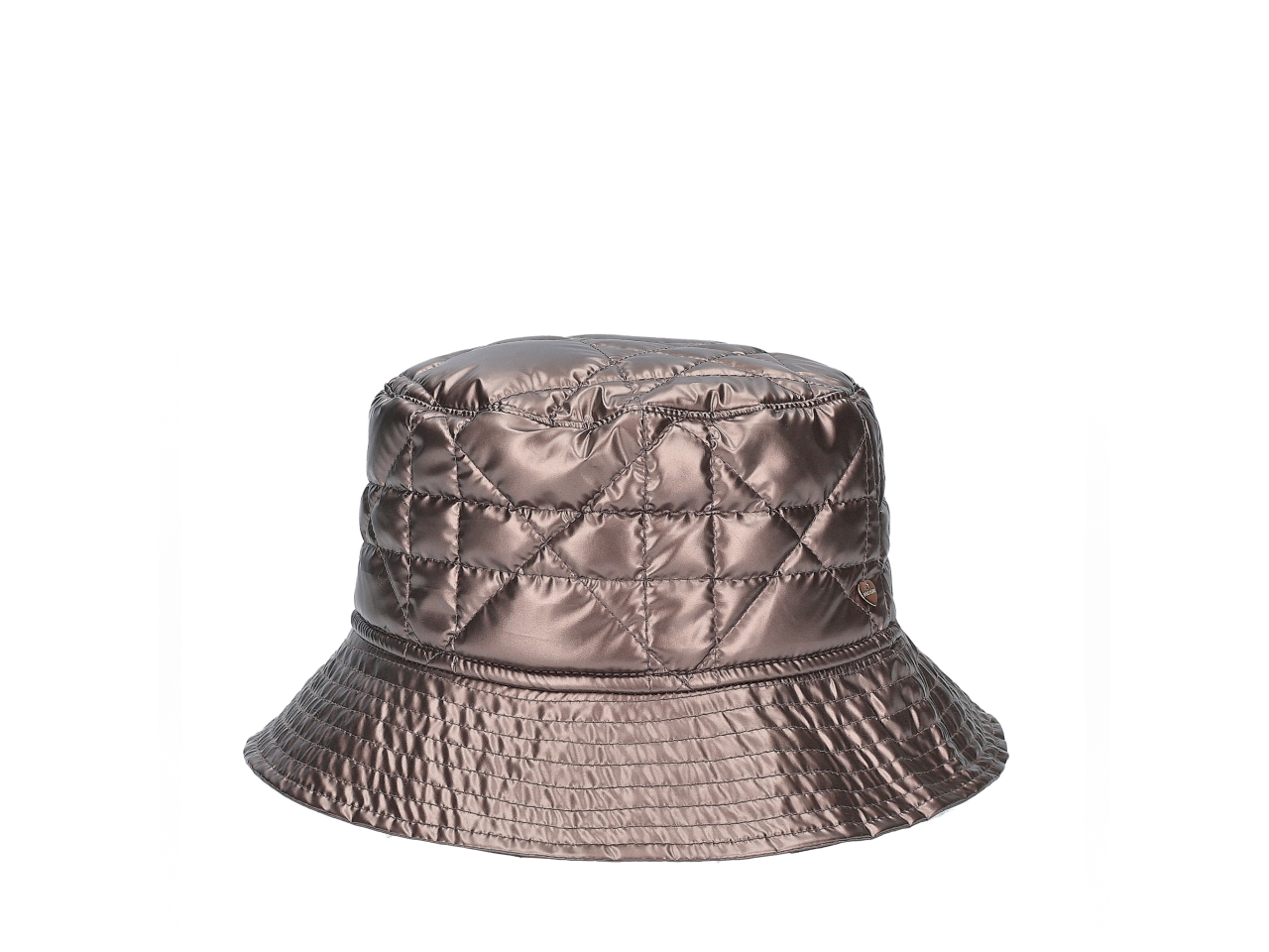 BUCKET NYLON TRAPUNTATO MARRONE CP4180