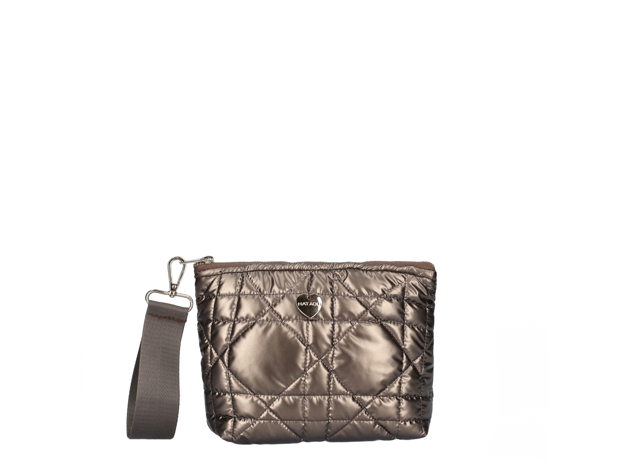 POCHETTE NYLON 20X15X3 MARRONE BRU0103 POCHETTE NYLON 20X15X3 MARRONE BRU0103