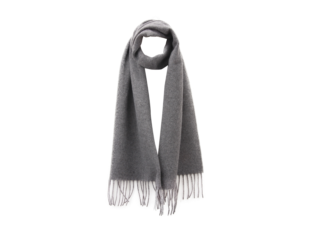 SCIARPA MISTO LANA 30X170 GRIGIO SI1353