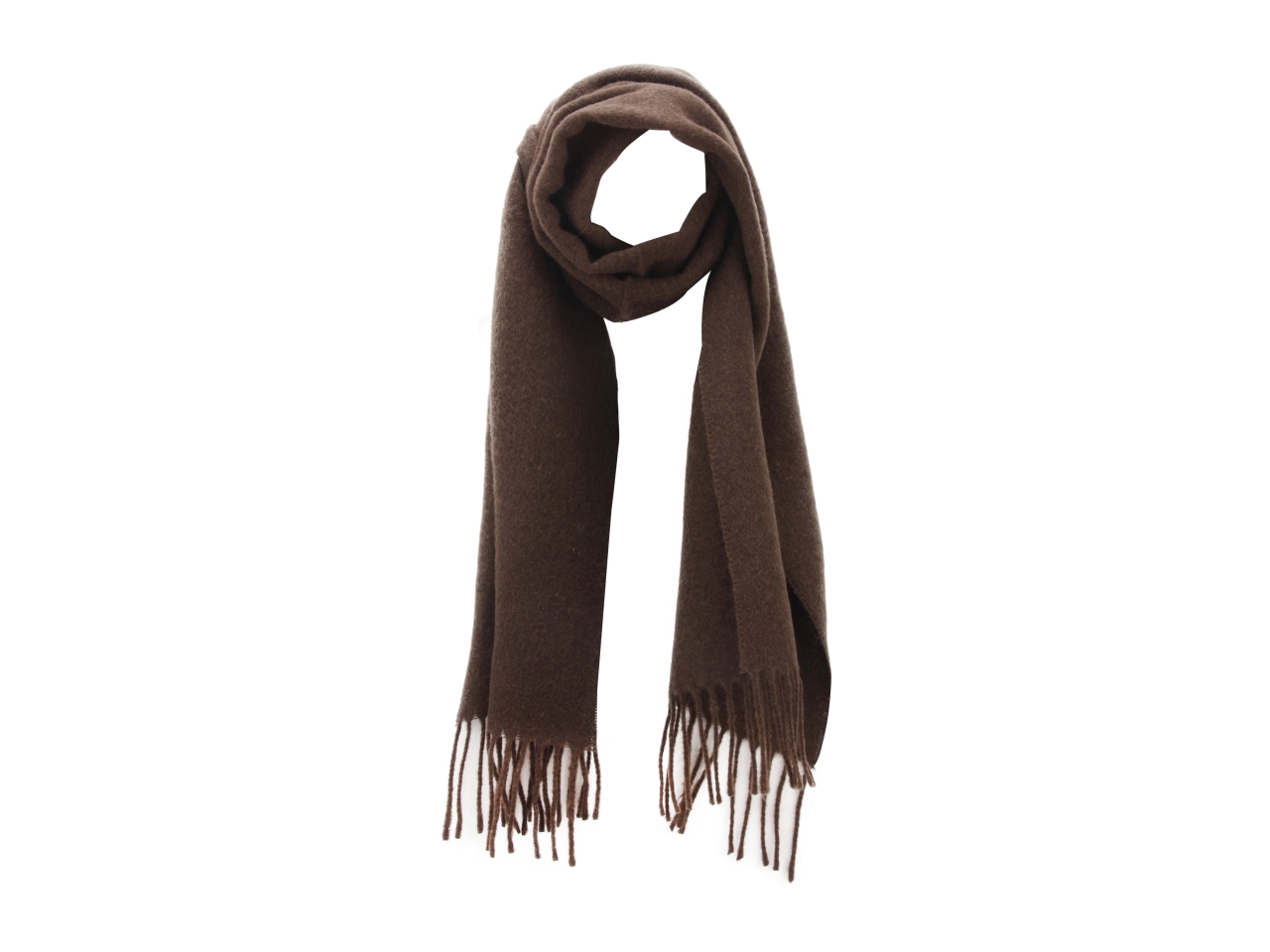 SCIARPA MISTO LANA 30X170 MARRON SI1353