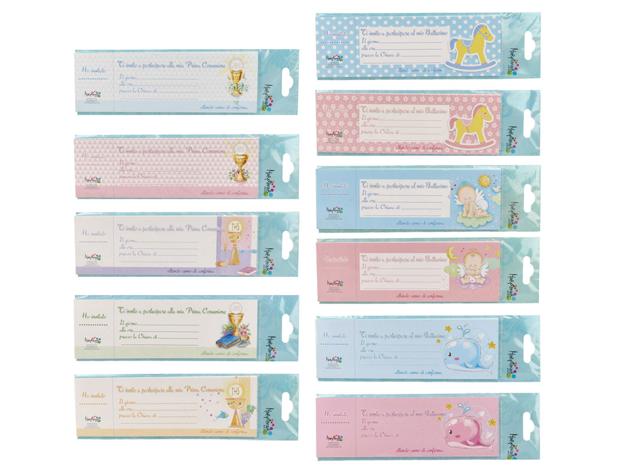 INVITO BLOCCHETTI CON 20 FOGLI 20FM201