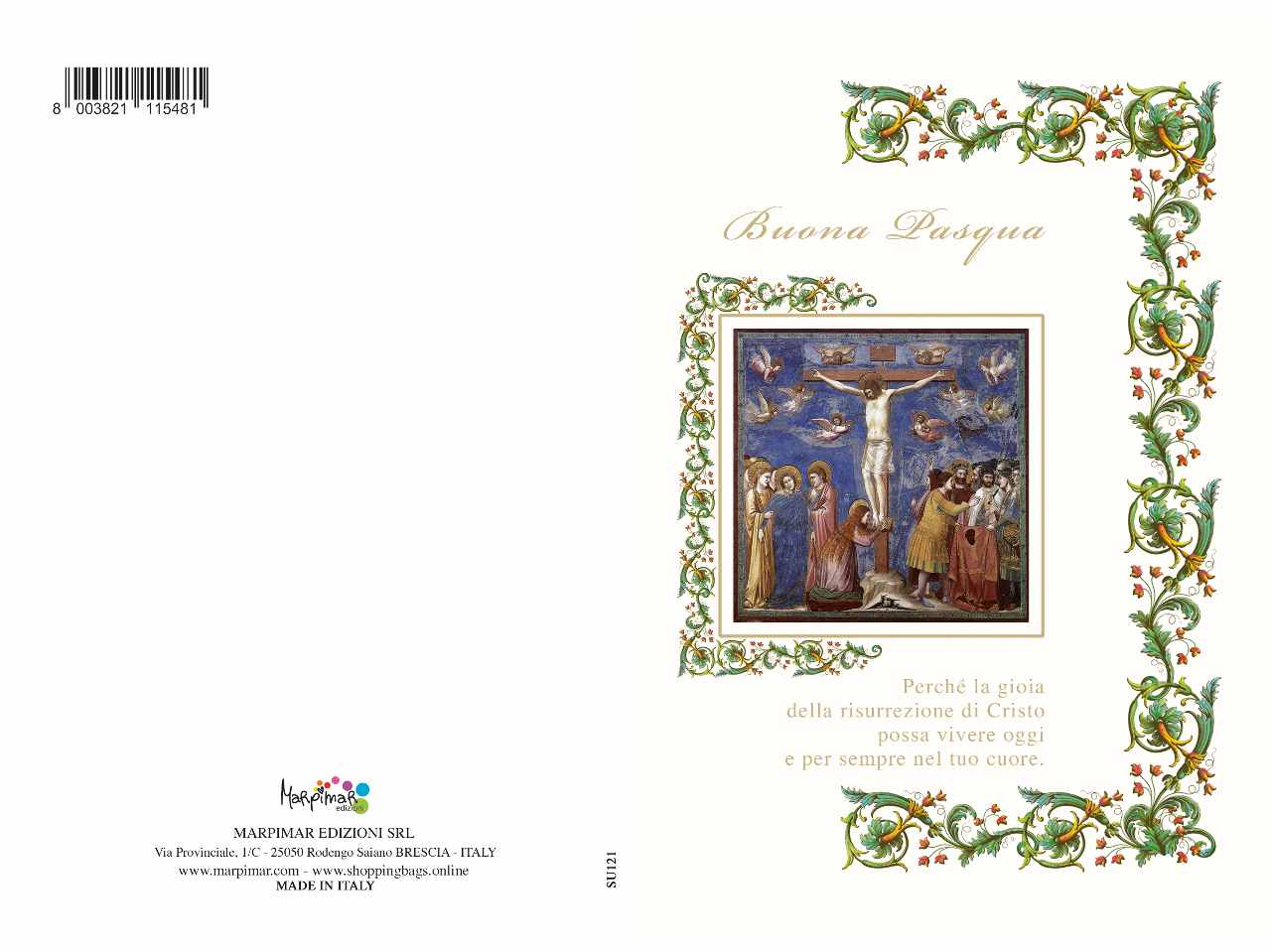 BIGLIETTO PER PASQUA SACRO CON GL SU121 BIGLIETTO PER PASQUA SACRO CON GL SU121