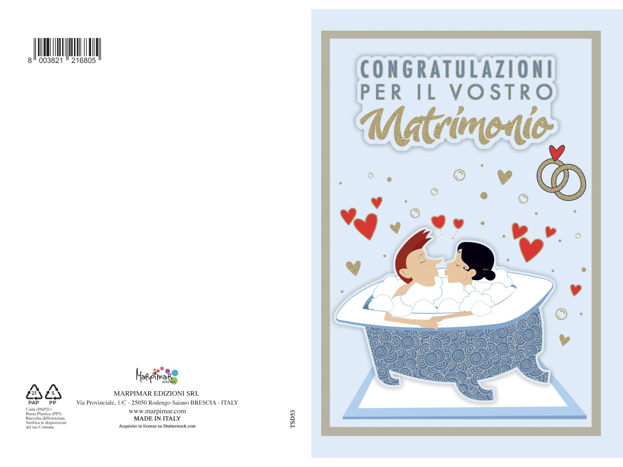 BIGLIETTO MATRIMONIO SPECIAL TSD53 BIGLIETTO MATRIMONIO SPECIAL TSD53