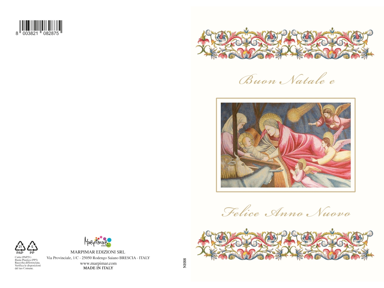 BIGLIETTO BUON NATALE NH88