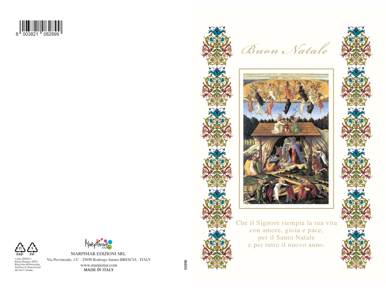 BIGLIETTO BUON NATALE NH90