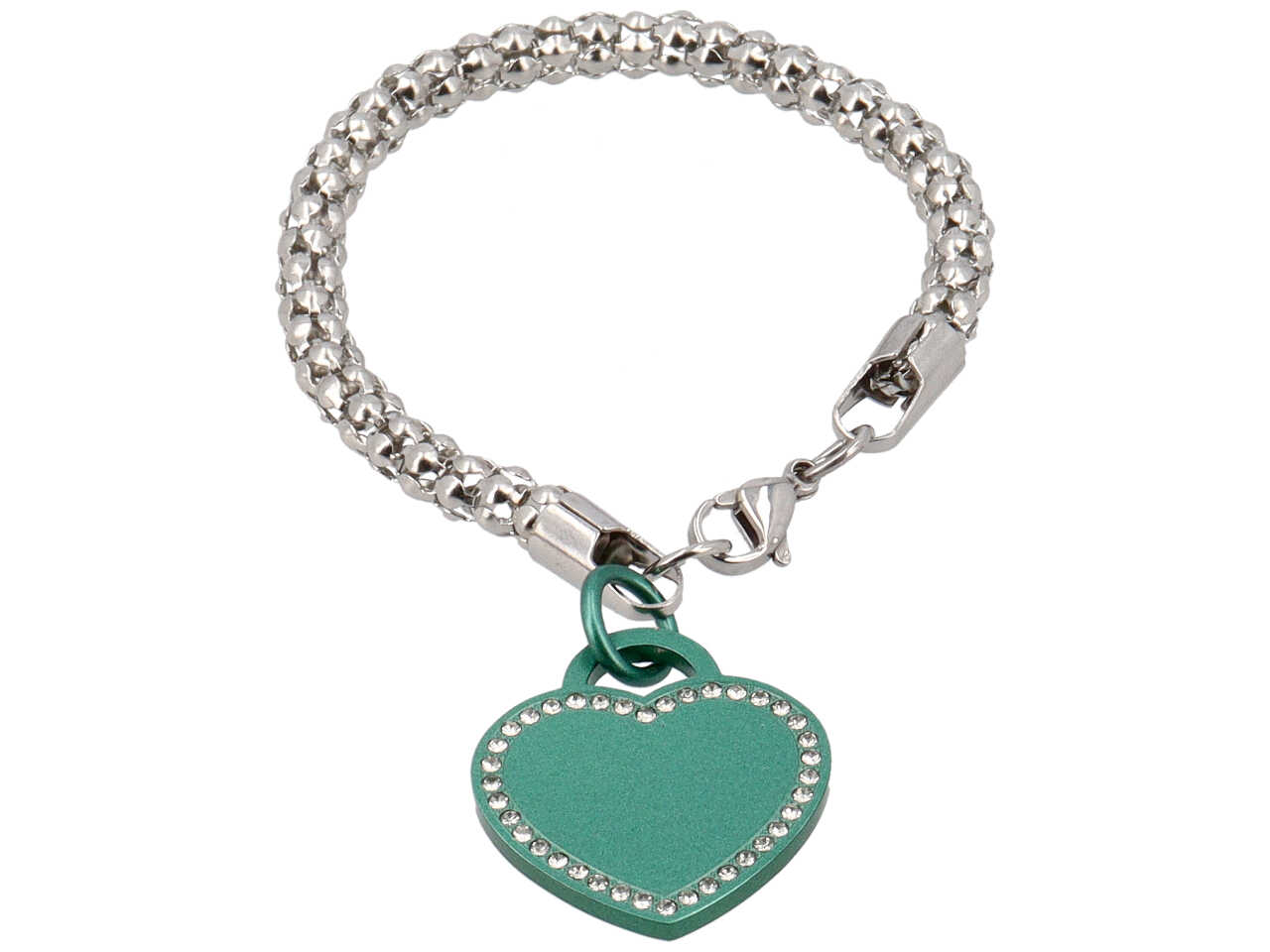 BRACCIALE CON CUORE VERDE BRA7990