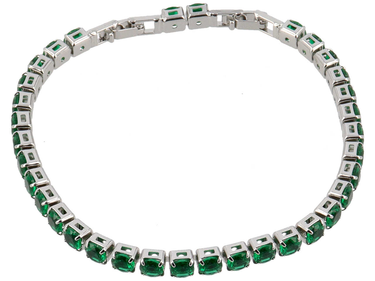 BRACCIALE TENNIS VERDE 5MM BRA7953
