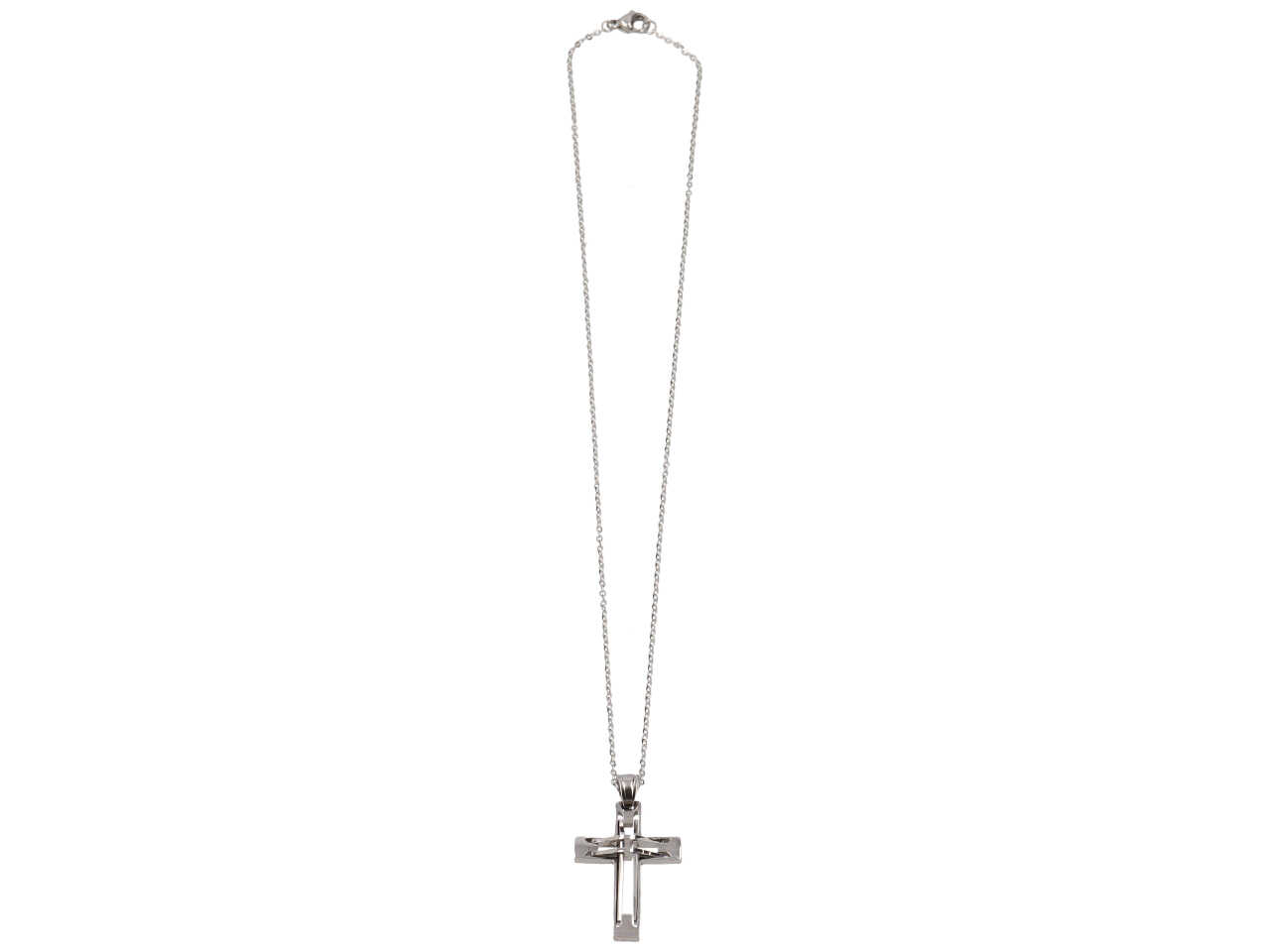 COLLANA C/CROCE BOMBATA CLA3110