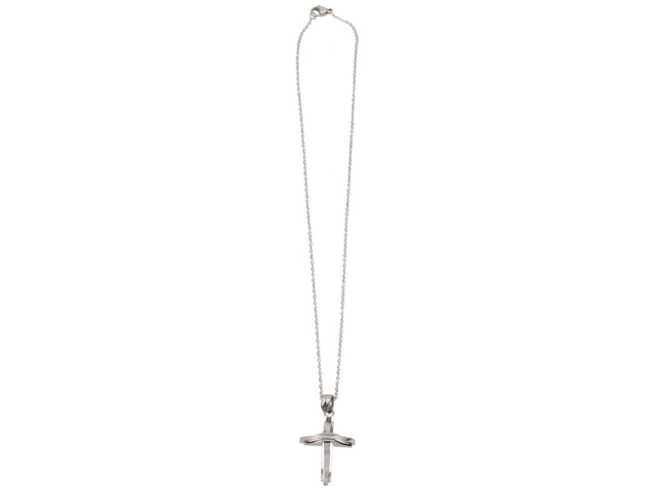 COLLANA C/CROCE ACCIAIO CLA3121