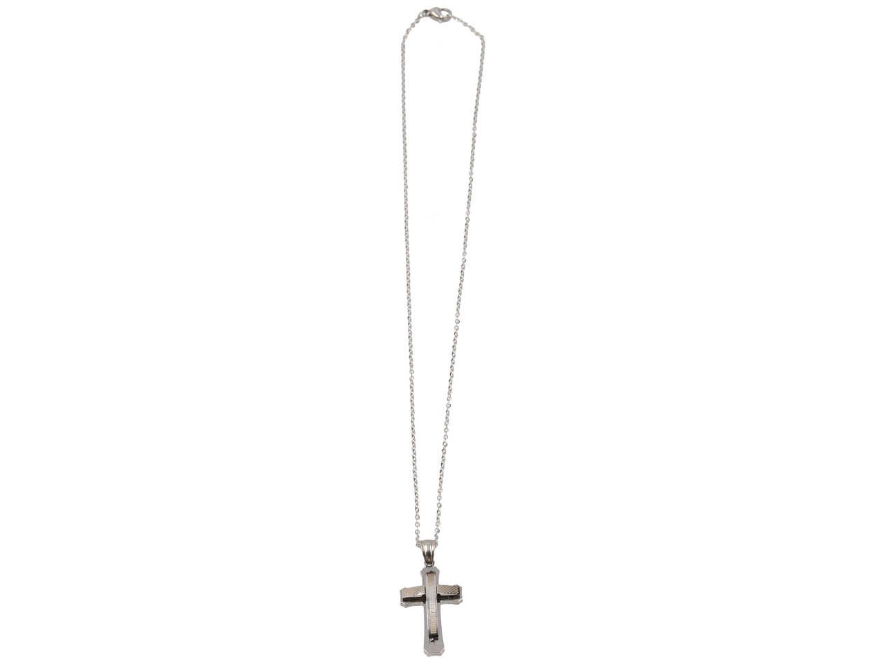 COLLANA C/CROCE ACCIAIO CLA3119