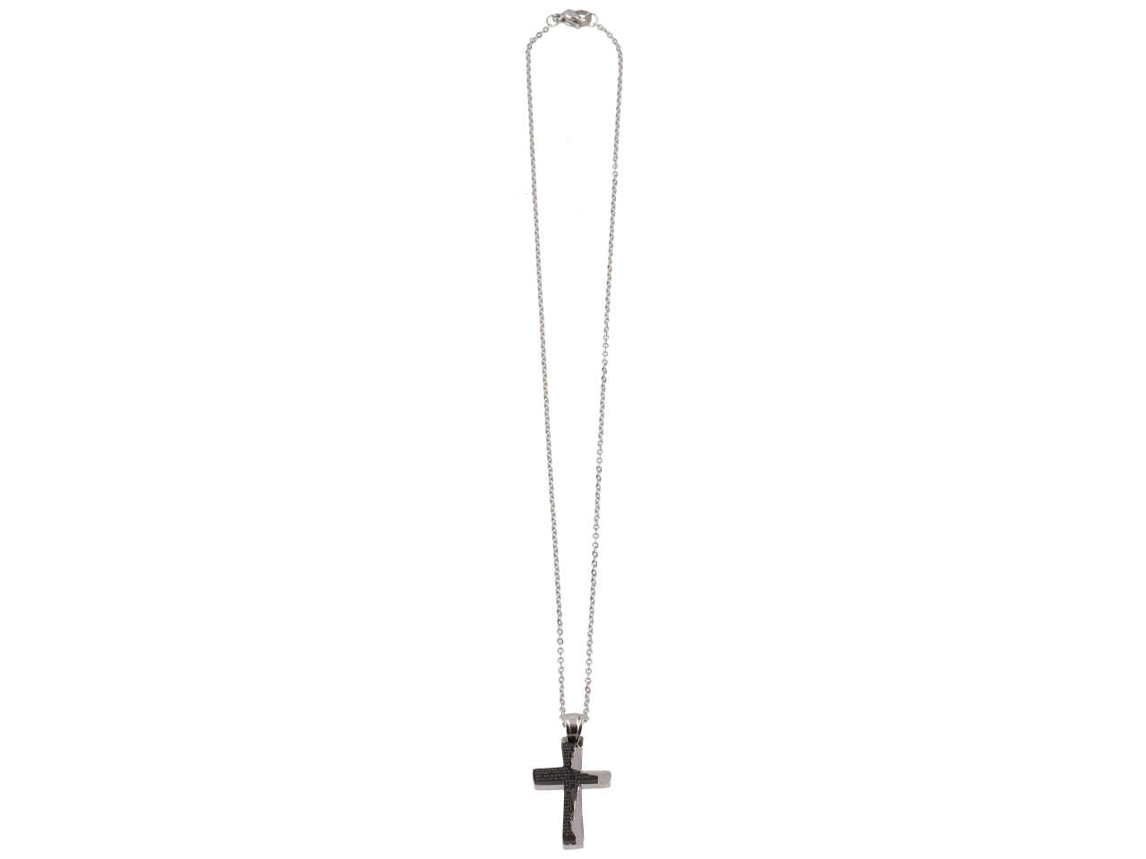 COLLANA C/CROCE ACCIAIO CLA3117