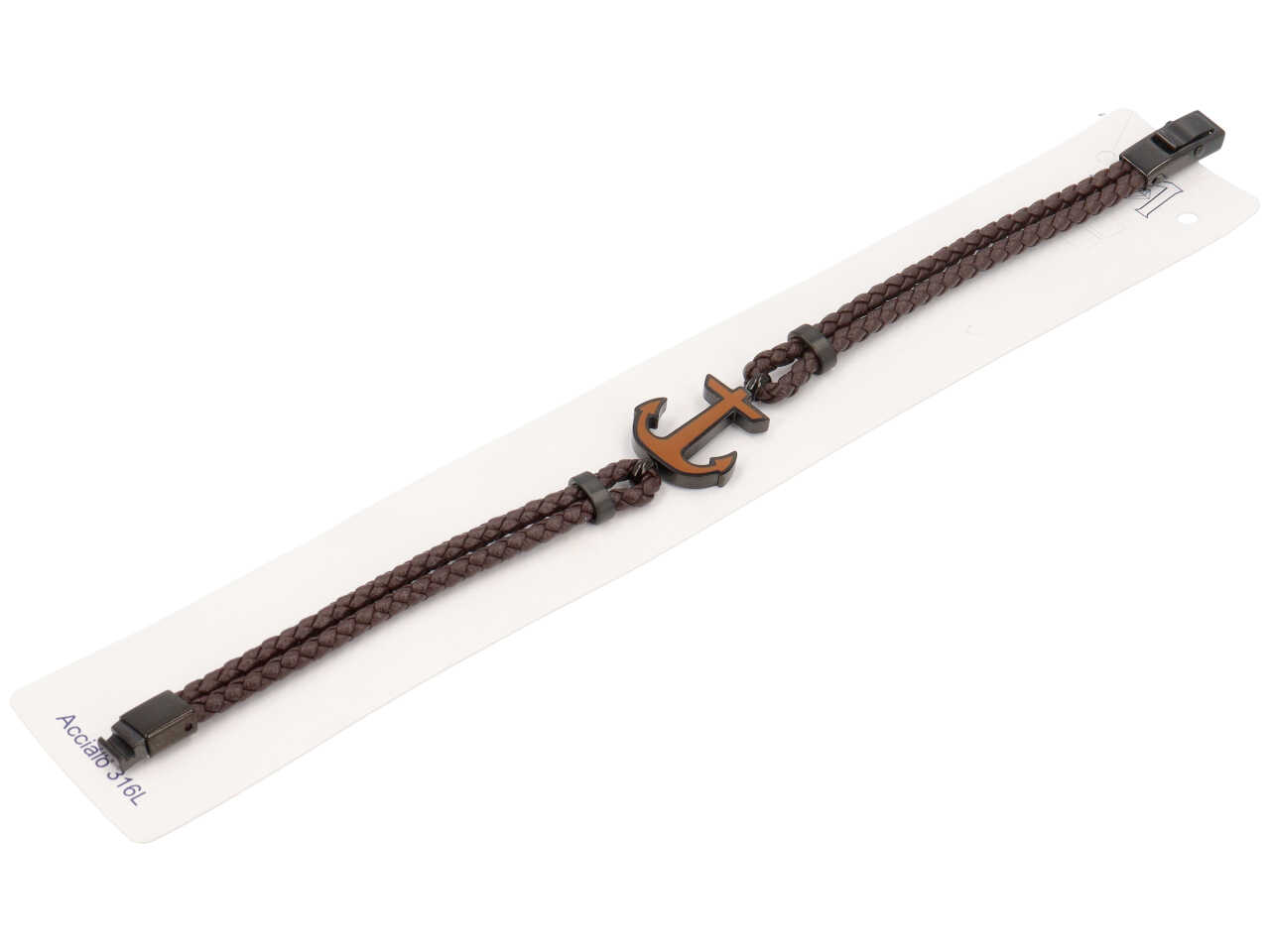 BRACCIALE ANCORA MARRONE BRA4873