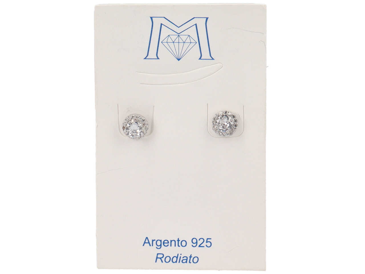 ORECCHINI PIETRA TONDA CRISTAL OR1693B