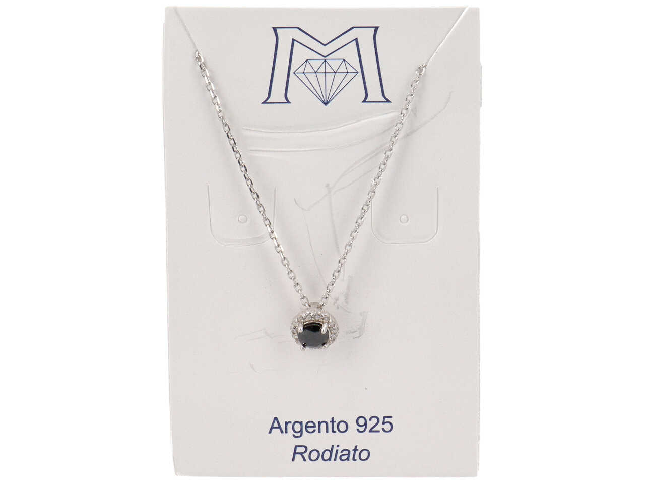 COLLANA PIETRA TONDA NERA CL5202O COLLANA PIETRA TONDA NERA CL5202O