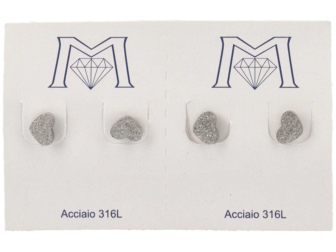 ORECCHINI CUORE GLITTER 2 PAIA ORA4900