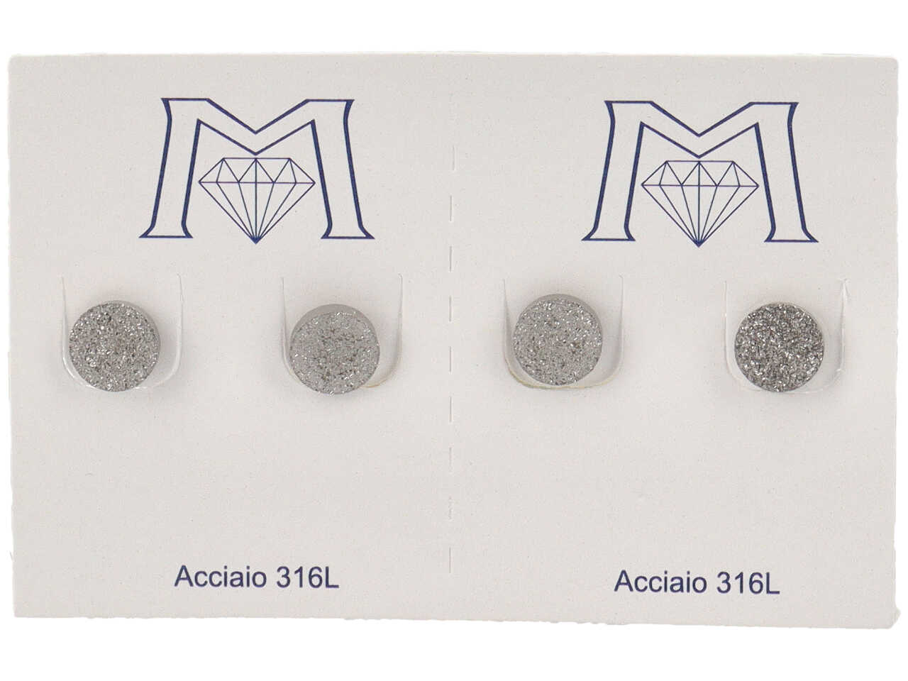 ORECCHINI ACCIAIO GLITTER 2PAIA ORA4989