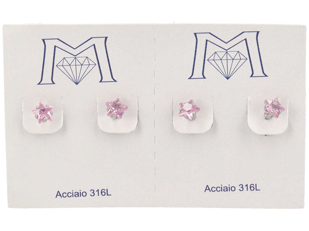 ORECCHINI STELLA ROSA 2PAIA ACOR6009P ORECCHINI STELLA ROSA 2PAIA ACOR6009P