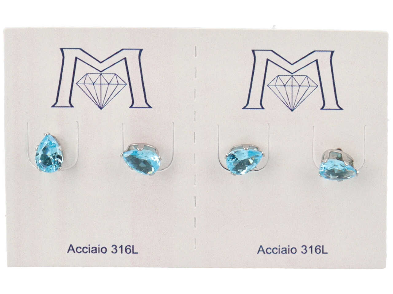 ORECCHINI GOCCIA CEL.2PAIA ACOR6010C