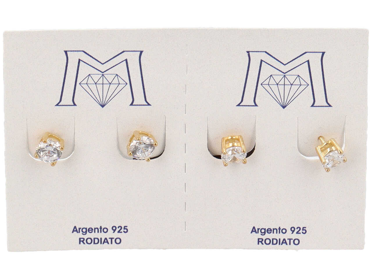 ORECCHINI P.LUCE 5MM 4PUNTE 2PAIA OR1014D