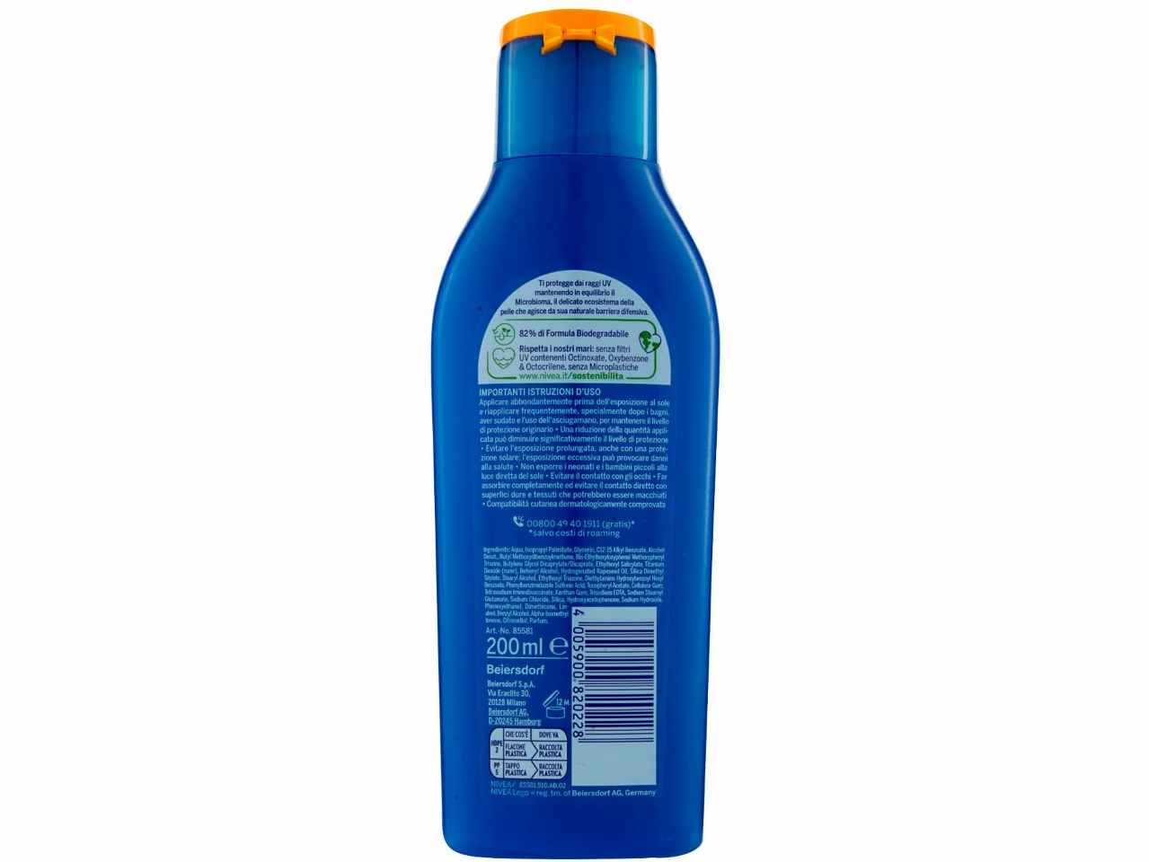 NIVEA SUN LATTE IDRATANTE FP30 200ml 83358
