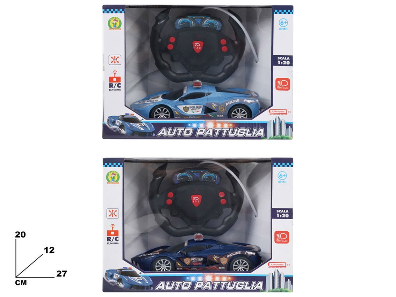 AUTO PATTUGLIA RADIOCOMANDATA 20804367