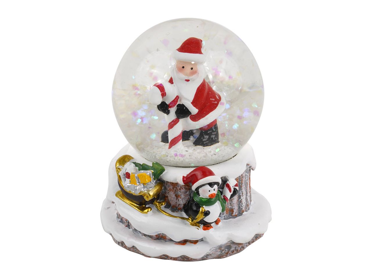 SFERA DI NEVE CO BABBO NATALE MISURA 6