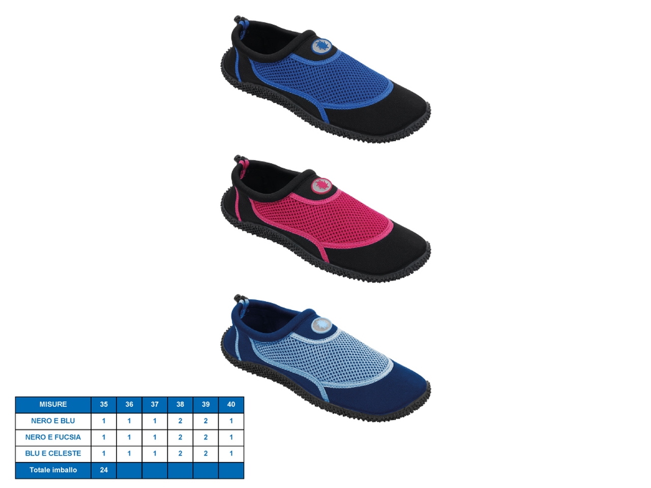 SCARPETTA MACAO 3ASS. TG 35-40 20355883